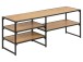 TV-Board >Carney< in Wildeiche aus Metall - 120x46x33cm (BxHxT)