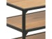 TV-Board >Carney< in Wildeiche aus Metall - 120x46x33cm (BxHxT)