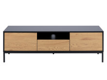 TV-Board >Carney< in Wildeiche aus Metall - 140x45x40cm (BxHxT)