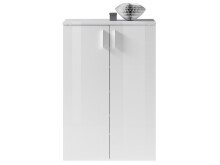 Schuhschrank >Leupold< in Weiß - 80x120x35cm (BxHxT)