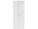 Schuhschrank >Leupold< in Weiß - 80x190x35cm (BxHxT)