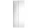 Schuhschrank >Leupold< in Weiß - 80x190x35cm (BxHxT)