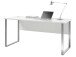 Schreibtisch >Olivia< in lichtgrau aus Metall - 170x76x73cm (BxHxT)