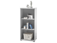 Büro-Set >Olivia< (9-teilig) in lichtgrau aus Glas - 220cm (H)