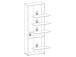 Büro-Set >Olivia< (9-teilig) in lichtgrau aus Glas - 220cm (H)
