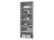 Büro-Set >Olivia< (9-teilig) in lichtgrau aus Glas - 220cm (H)