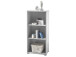 Büro-Set >Olivia< (9-teilig) in lichtgrau aus Glas - 220cm (H)