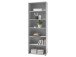 Büro-Set >Olivia< (9-teilig) in lichtgrau aus Glas - 220cm (H)