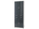 Büro-Set >Olivia< (9-teilig) in Graphit aus Glas - 220cm (H)