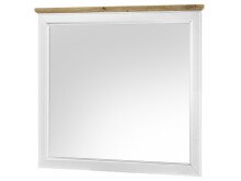 Wandspiegel >Tomlin< in Weiß - 98x91x3,5cm...