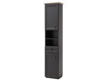 Hochschrank >Tomlin< in Weiß - 41x191x32cm...
