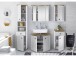 Hochschrank >Tomlin< in Weiß - 41x191x32cm (BxHxT)