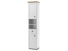 Hochschrank >Tomlin< in Weiß - 41x191x32cm...