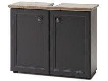 Waschbeckenunterschrank >Tomlin< in Weiß -...