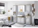 Waschbeckenunterschrank >Tomlin< in Weiß - 84x67x32cm (BxHxT)