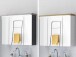 Spiegelschrank >Tomlin< in Weiß - 84x70x24cm (BxHxT)