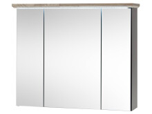 Spiegelschrank >Tomlin< in grau - 84x70x24cm (BxHxT)