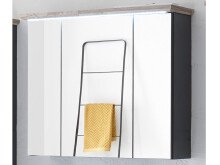 Spiegelschrank >Tomlin< in grau - 84x70x24cm (BxHxT)