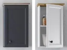 Hängeschrank >Tomlin< in Weiß -...