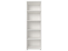 Aktenregal >Trio< in Weiß - 57x186,5x33cm (BxHxT)