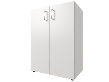 Aktenschrank >Trio< in Weiß - 57x77x34,5cm (BxHxT)