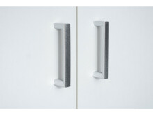 Aktenschrank >Trio< in Weiß - 57x77x34,5cm (BxHxT)