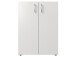 Aktenschrank >Trio< in Weiß - 57x77x34,5cm (BxHxT)