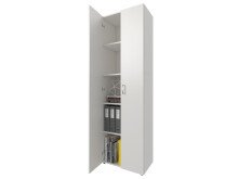 Aktenschrank >Trio< in Weiß - 57x186,5x34,5cm (BxHxT)