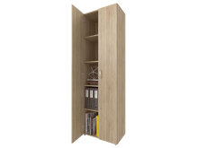 Aktenschrank >Trio< in Sonoma-Eiche - 57x186,5x34,5cm (BxHxT)
