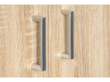 Aktenschrank >Trio< in Sonoma-Eiche - 57x186,5x34,5cm (BxHxT)