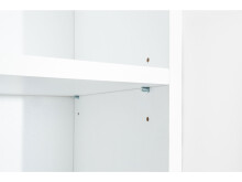 Aktenschrank >Trio< in Weiß / Sonoma-Eiche - 57x186,5x34,5cm (BxHxT)