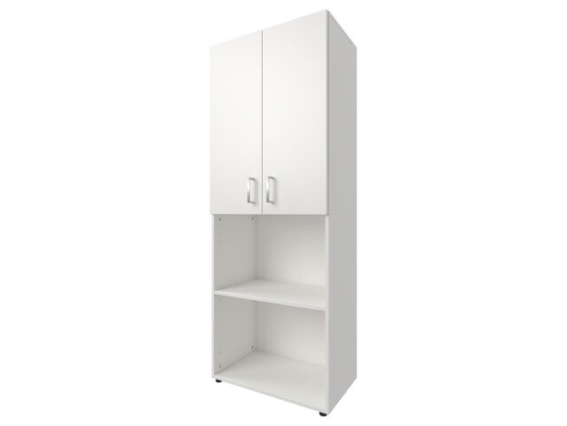 Aktenschrank >Trio< in Weiß - 57x154x34,5cm (BxHxT)