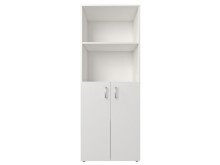 Aktenschrank >Trio< in Weiß - 57x154x34,5cm (BxHxT)