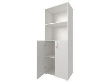Aktenschrank >Trio< in Weiß - 57x154x34,5cm (BxHxT)