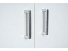 Aktenschrank >Trio< in Weiß - 57x154x34,5cm (BxHxT)