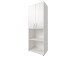 Aktenschrank >Trio< in Weiß - 57x154x34,5cm (BxHxT)