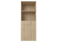 Aktenschrank >Trio< in Sonoma-Eiche - 57x154x34,5cm (BxHxT)