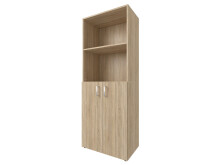 Aktenschrank >Trio< in Sonoma-Eiche - 57x154x34,5cm (BxHxT)