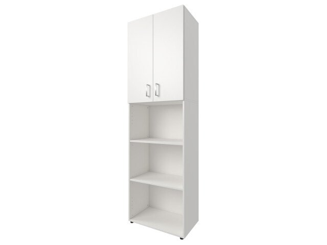 Aktenschrank >Trio< in Weiß - 57x190x34,5cm (BxHxT)