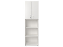 Aktenschrank >Trio< in Weiß - 57x190x34,5cm (BxHxT)