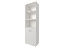 Aktenschrank >Trio< in Weiß - 57x190x34,5cm (BxHxT)