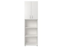 Aktenschrank >Trio< in Weiß - 57x190x34,5cm (BxHxT)