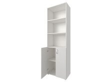 Aktenschrank >Trio< in Weiß - 57x190x34,5cm (BxHxT)