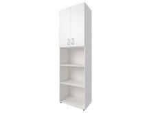 Aktenschrank >Trio< in Weiß - 57x190x34,5cm (BxHxT)