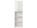 Aktenschrank >Trio< in Weiß - 57x190x34,5cm (BxHxT)