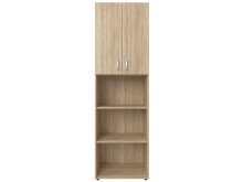 Aktenschrank >Trio< in Sonoma-Eiche - 57x190x34,5cm (BxHxT)