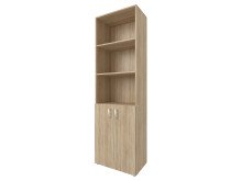 Aktenschrank >Trio< in Sonoma-Eiche - 57x190x34,5cm (BxHxT)