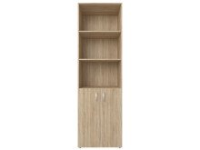 Aktenschrank >Trio< in Sonoma-Eiche - 57x190x34,5cm (BxHxT)