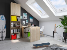Aktenschrank >Trio< - 57x231x34,5cm (BxHxT)
