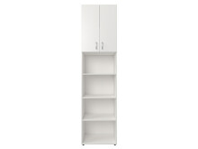 Aktenschrank >Trio< in Weiß - 57x231x34,5cm (BxHxT)